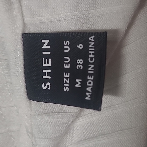 WOMEN'S SHEIN SPAGHETTI CROP TOP SHIRT - Picture 4 of 5